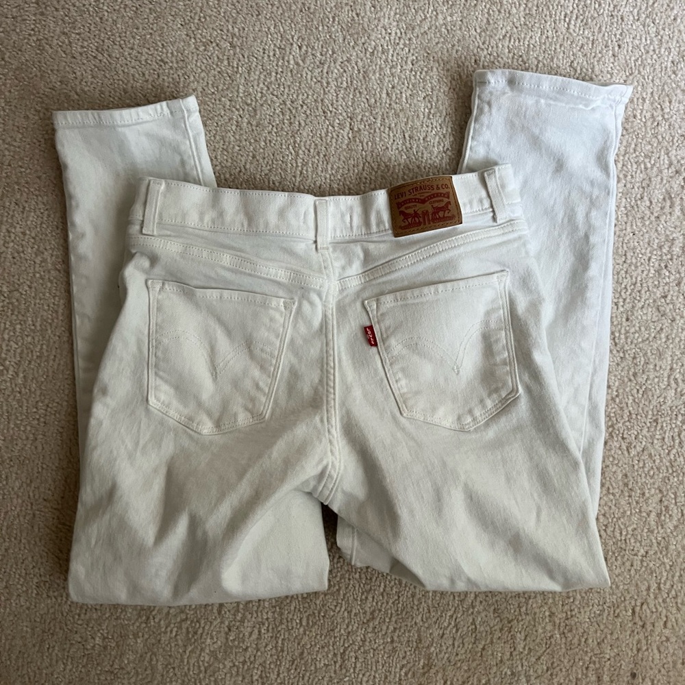 Levi's Off-White Denim Jeans